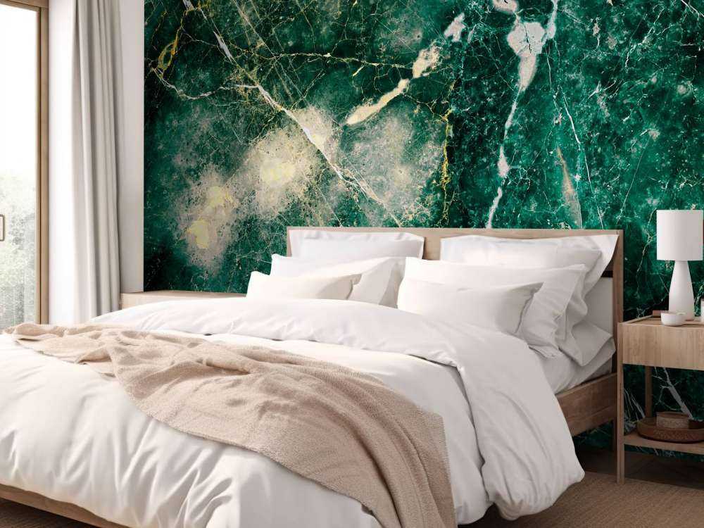 Marble textured green