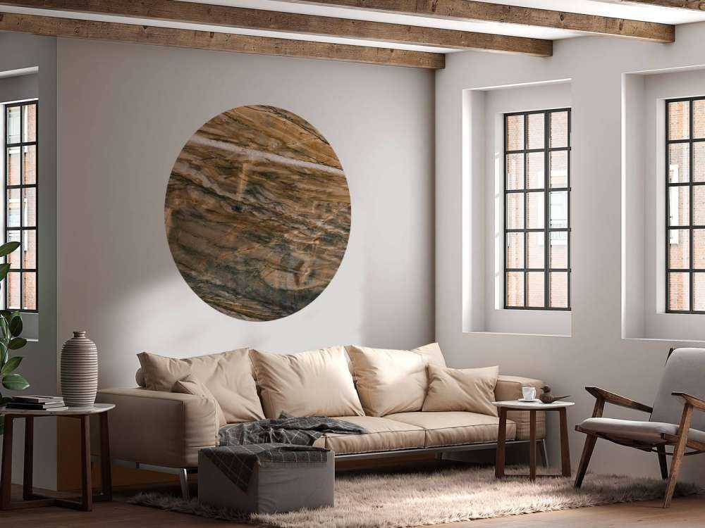 Marble with yellow tint