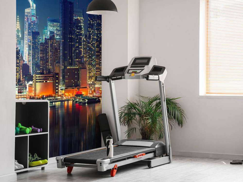 Photo wallpaper New York skyline at night