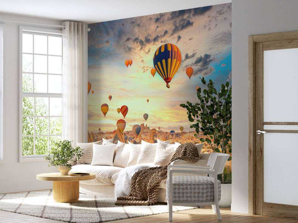 Beautiful hot air balloons