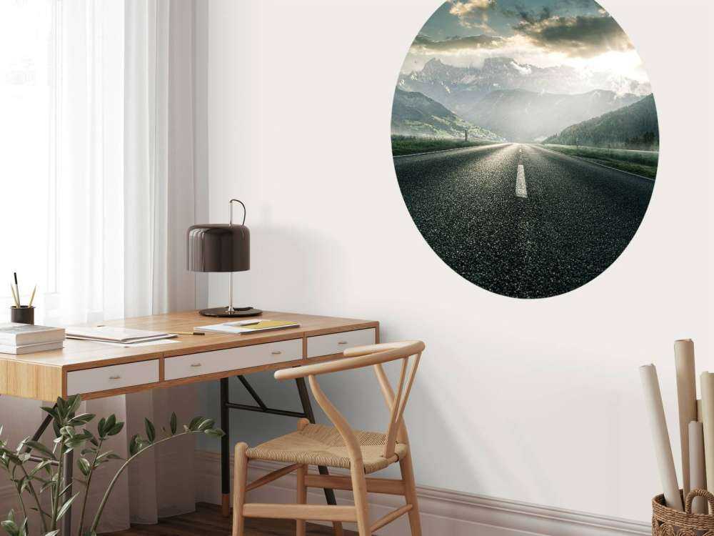 Road in mountainous landscape