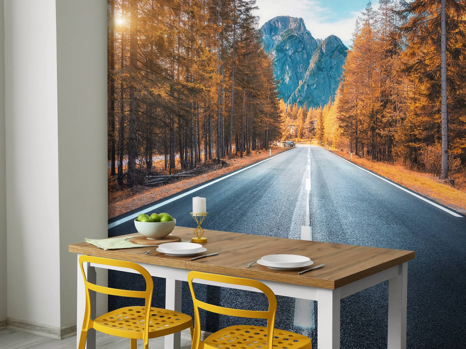 Road in autumn