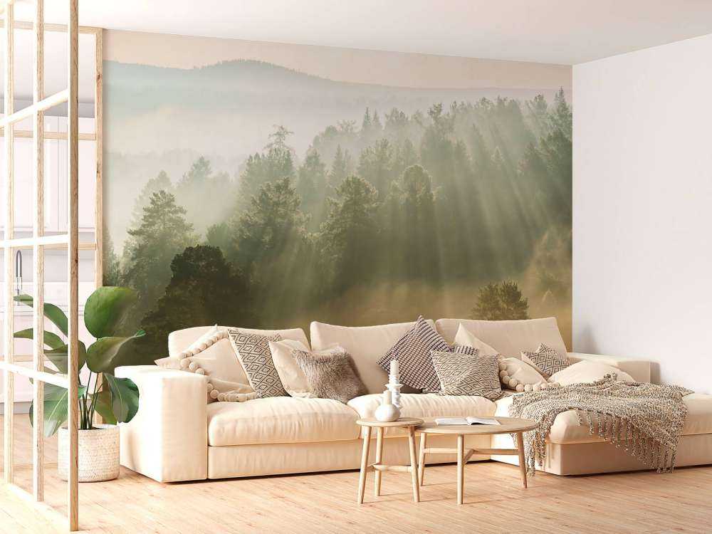 Sunrise between the hills