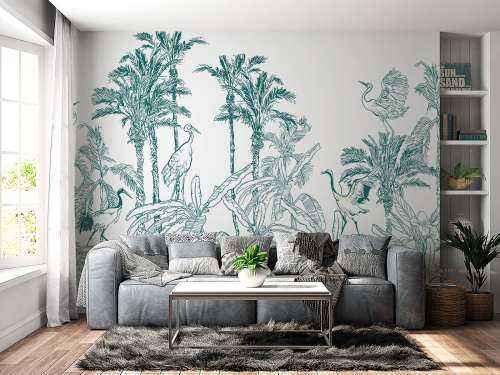 Drawn jungle