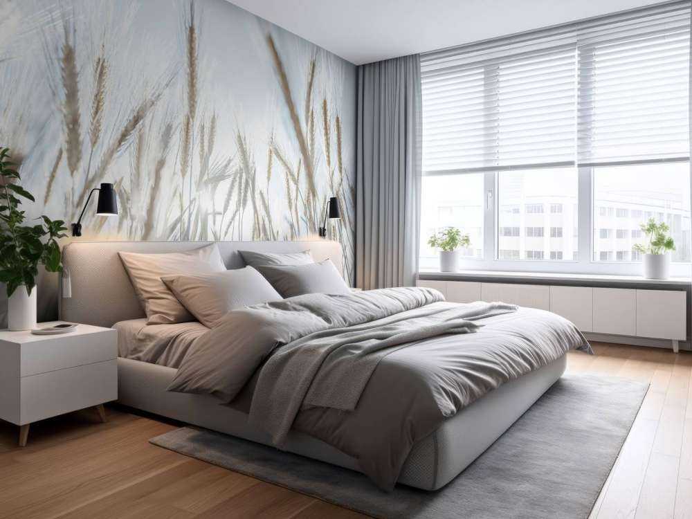 Sunbeams through the grain