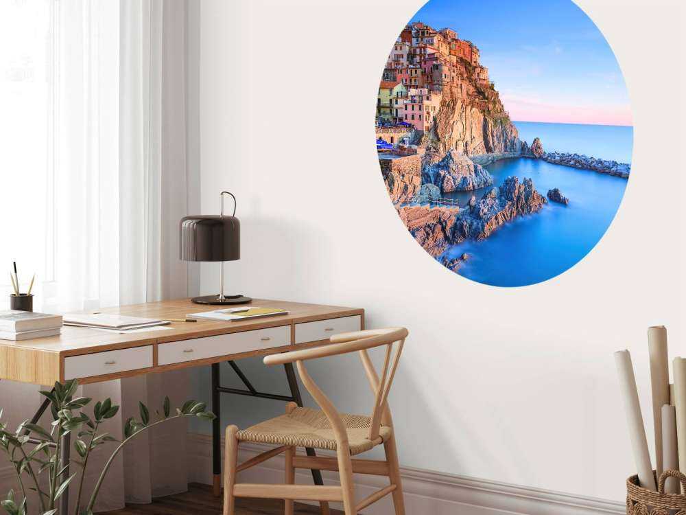 Village on a rock in Italy