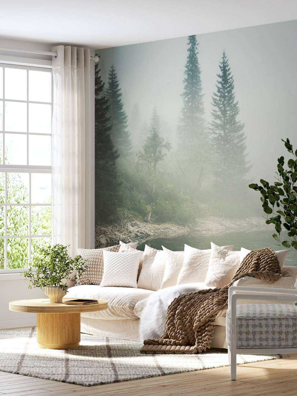 A beautiful mountain lake