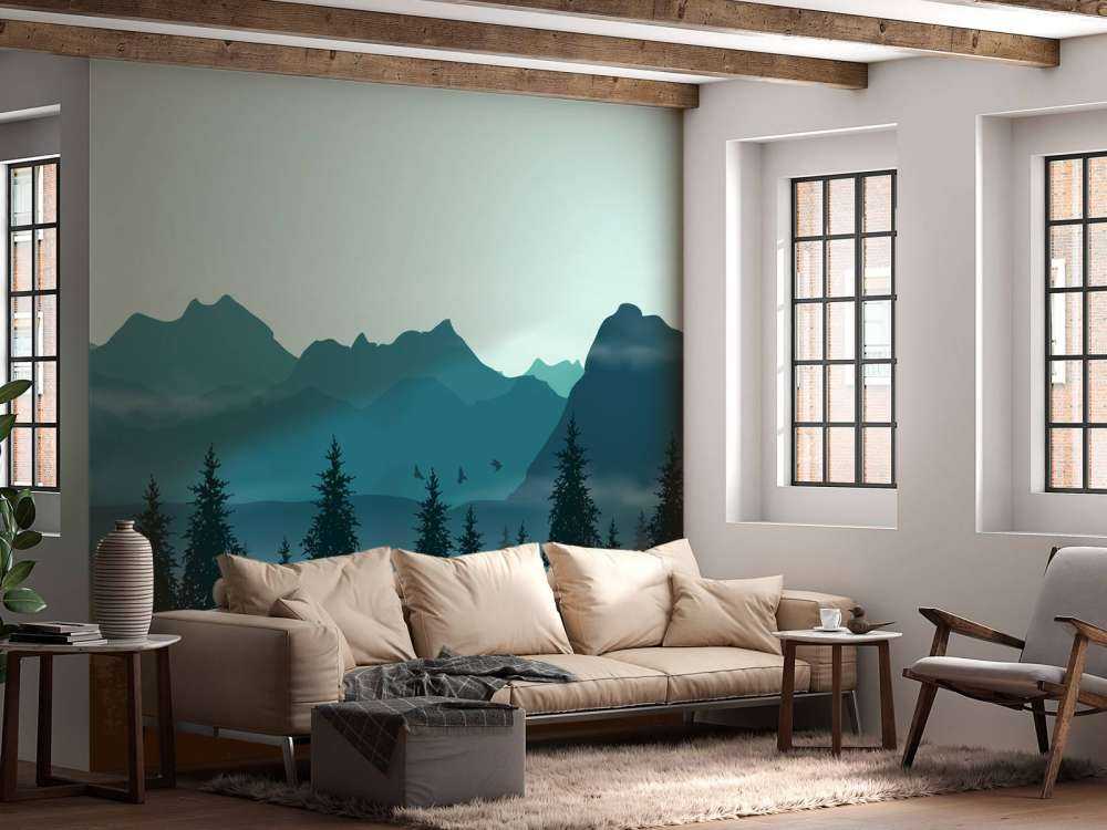 Illustration of forest