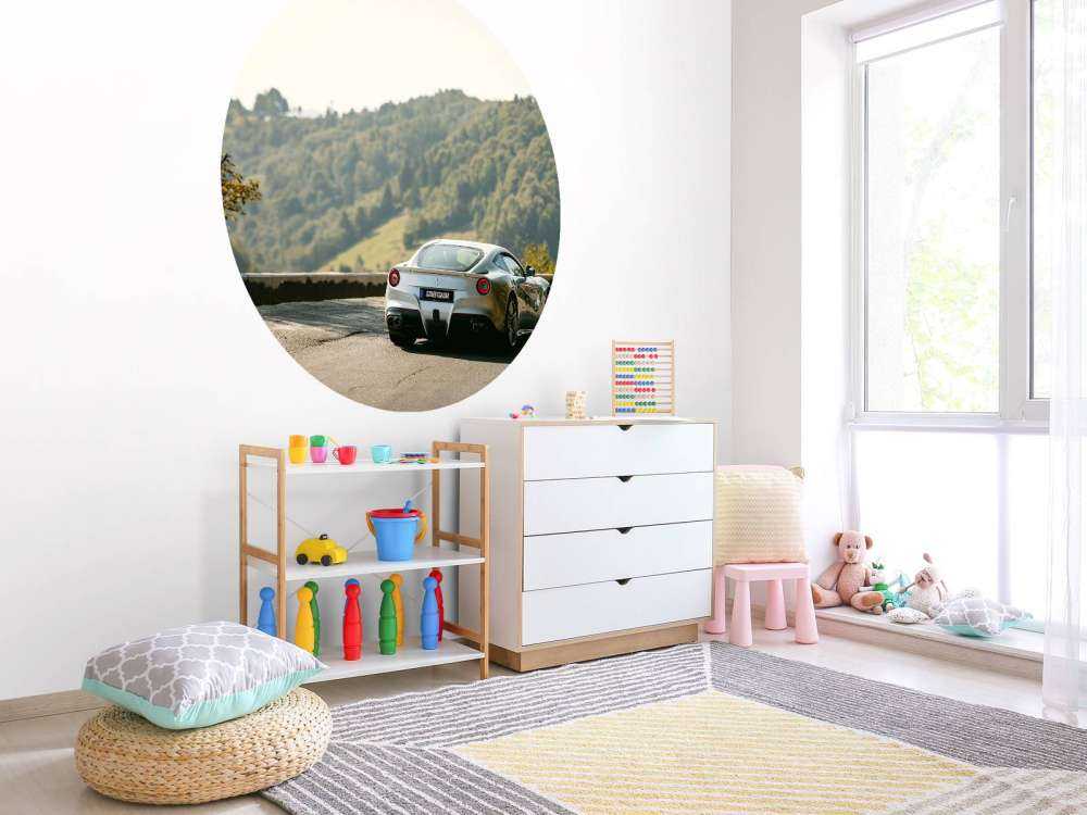 Ferrari F12 through the mountains