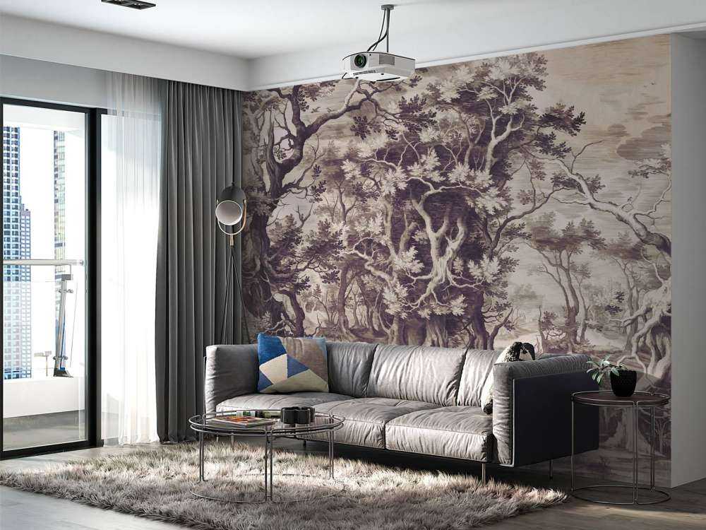 Mystical Forest in Sepia