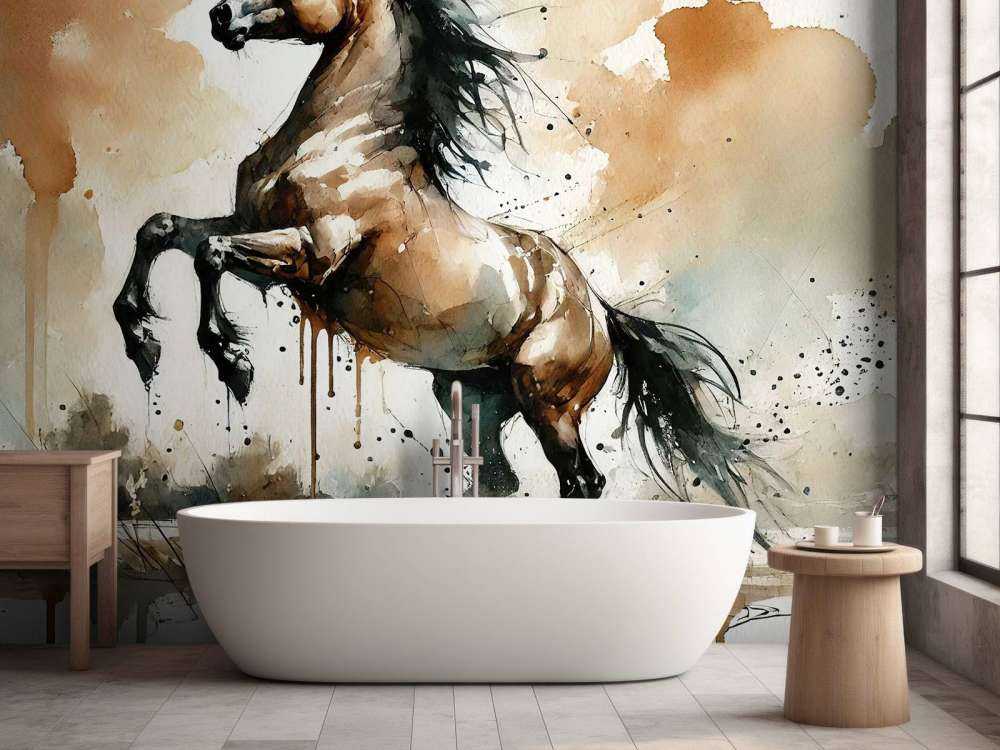 Fiery Horse Elegance