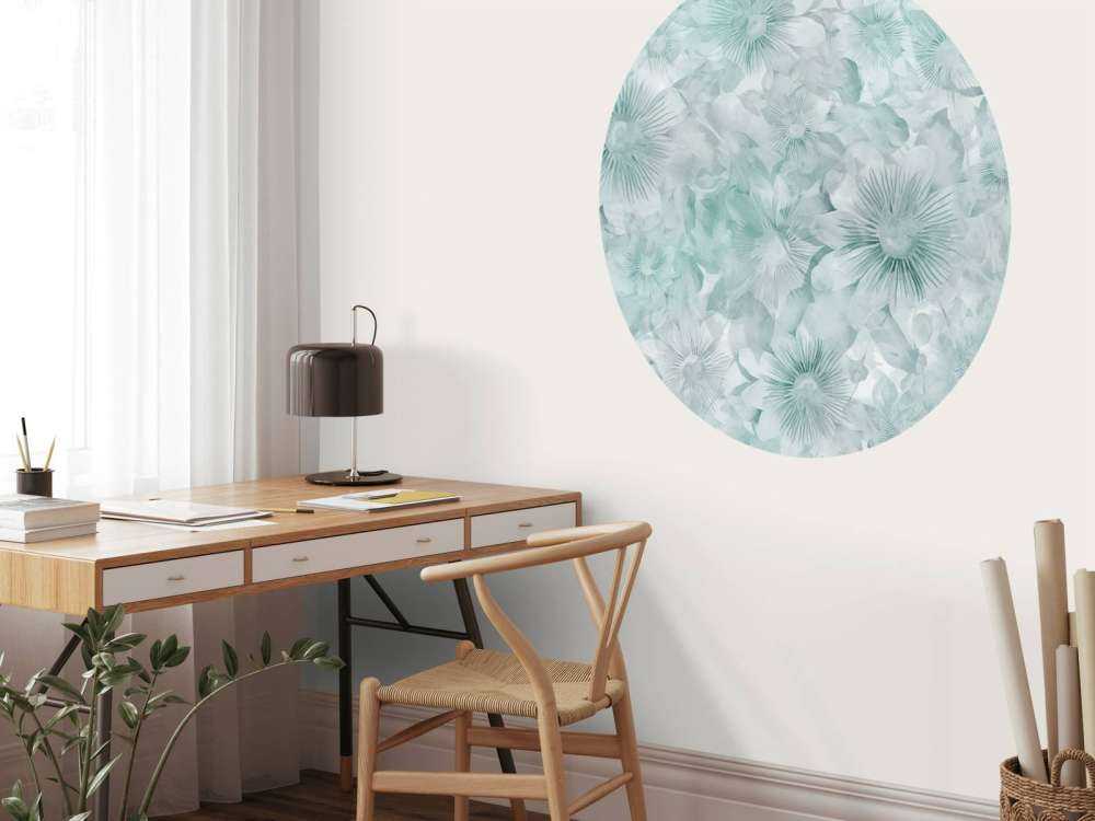Botanical Watercolor Elegance Icy Mint