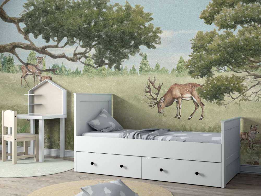 Landscape with animals