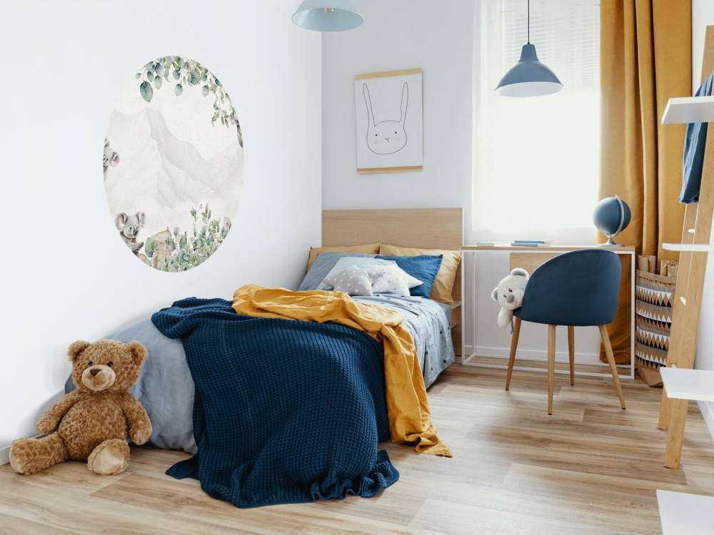 Koala landscape in colour