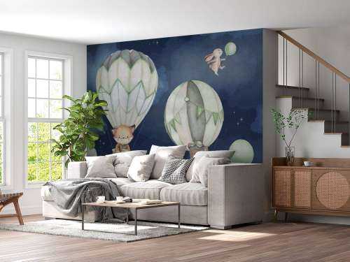 Flying animals green