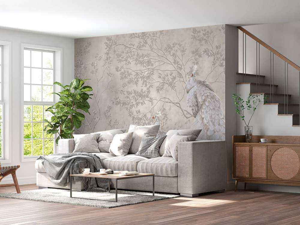 Peacocks in the tree