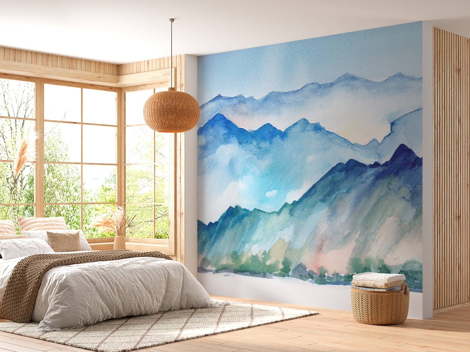 Abstract mountains