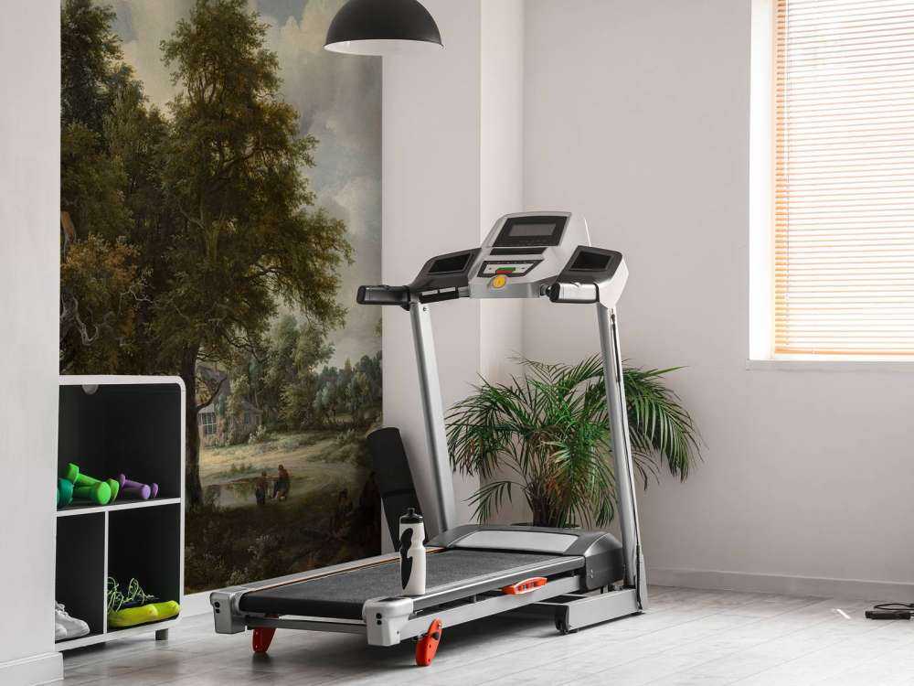 Forest landscape with farmhouses