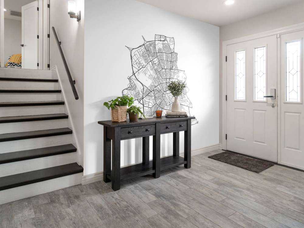 Map of Eindhoven, white