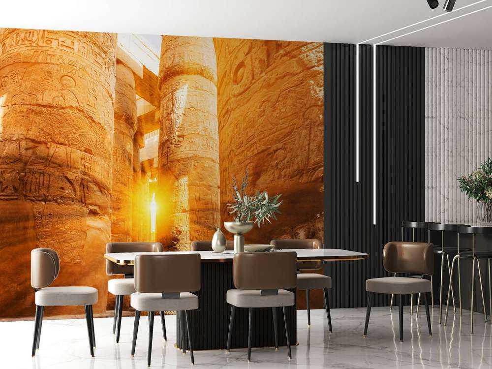 Sun through the ruins