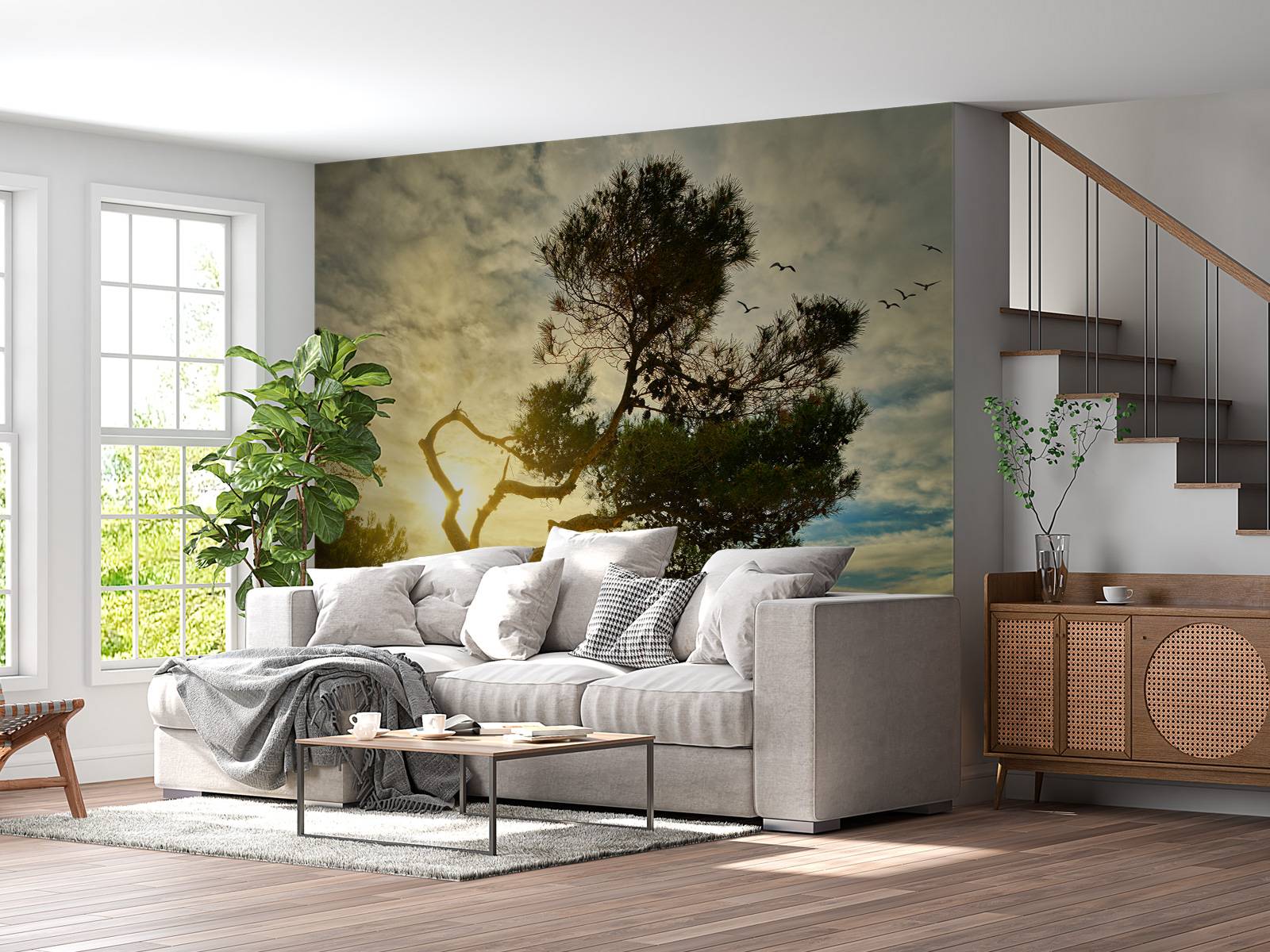 Curved tree