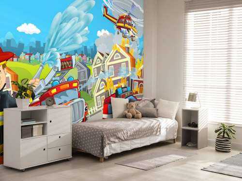 Children's room fire brigade
