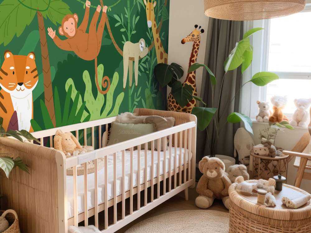 Happy jungle animals