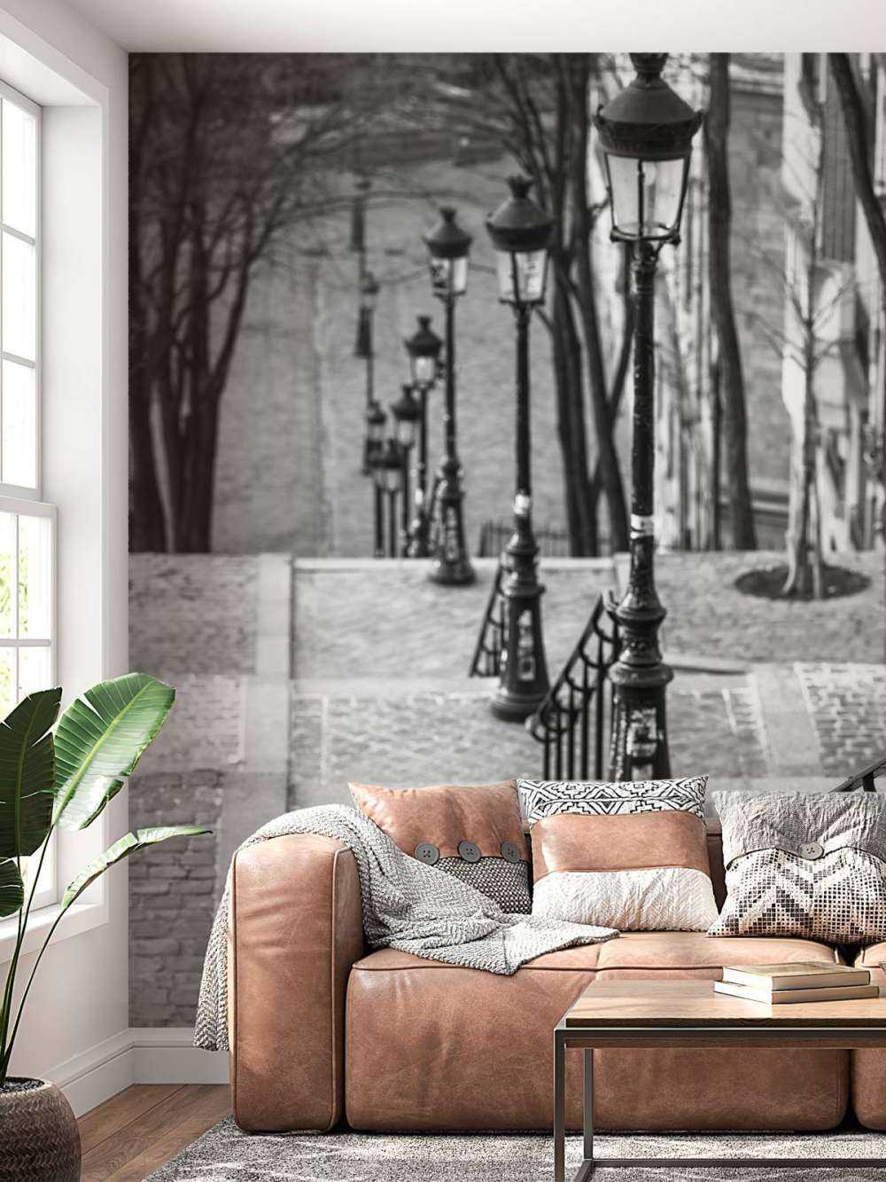 The famous stairs in Montmartre