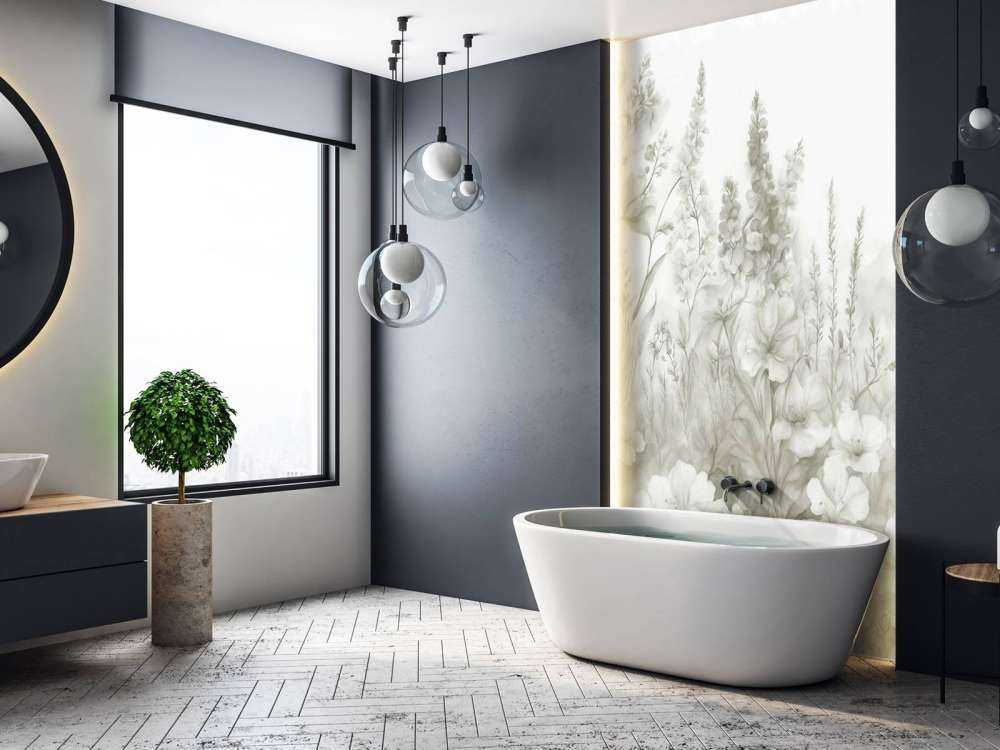 Tender English garden - mint green