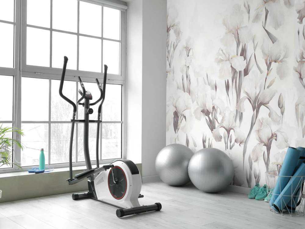 Irises Dance Seamless Muted Beige