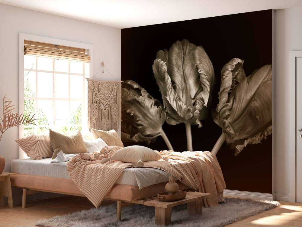 Three Rococo tulips