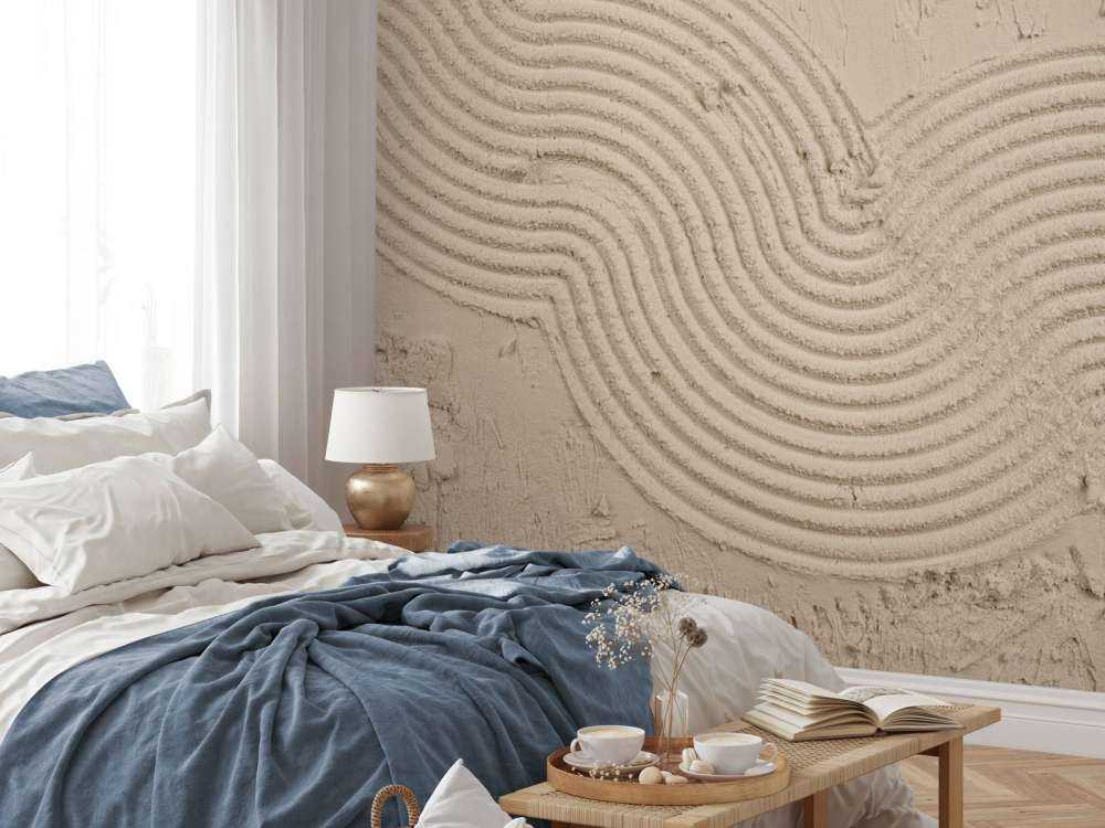 Organic lines and structures in taupe