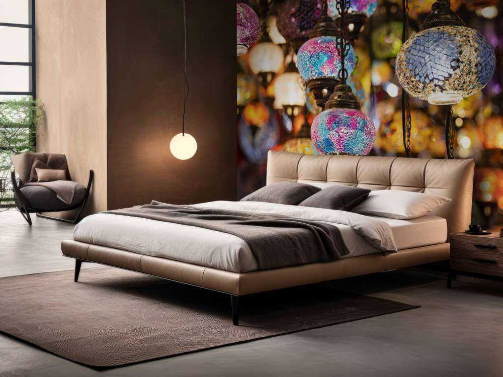 Color full glass lamps