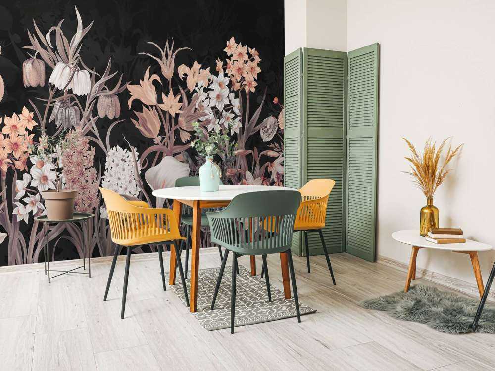 Spring Flowers - Vintage Sepia