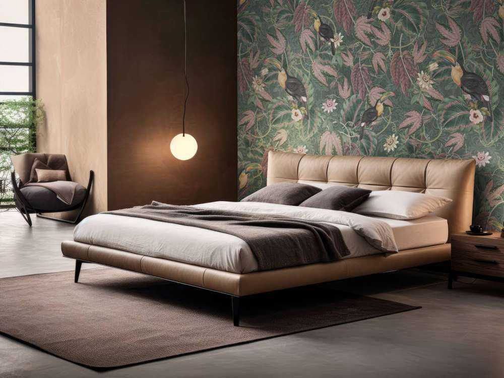 Tropical Jungle birds & toucans - dark green