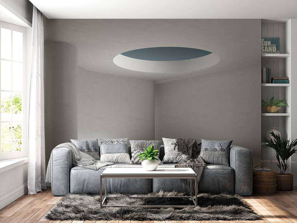 Minimalistisch ruimte met lichtinval