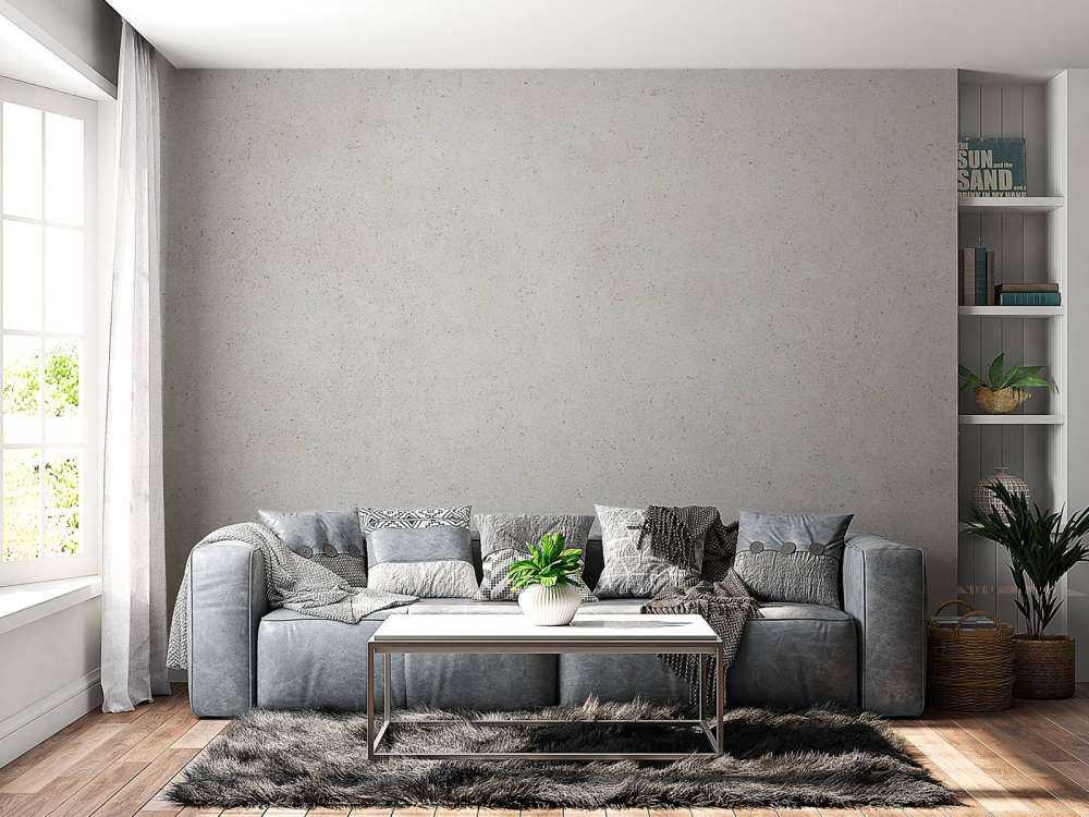 Concrete structure with fine stones