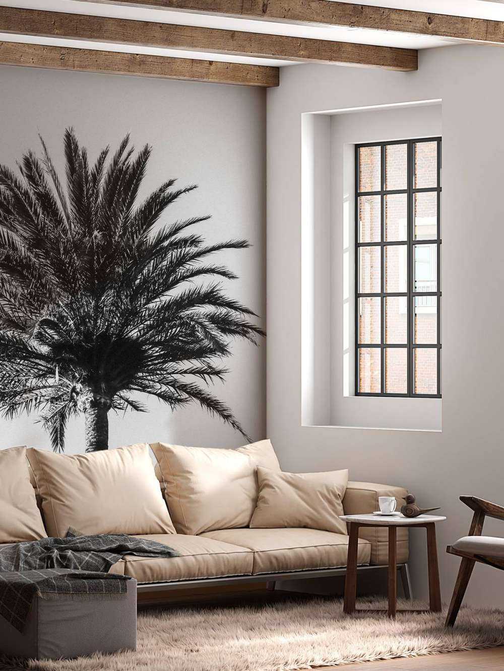 Black and White palm