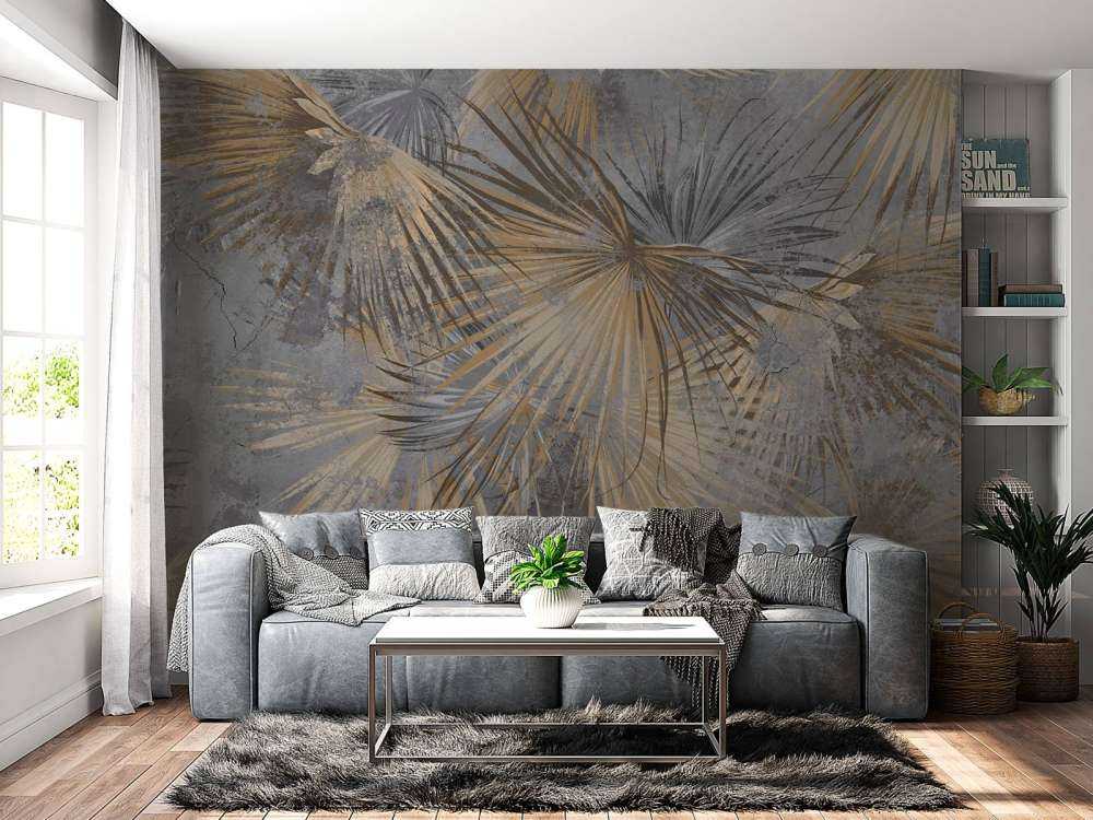 Exotic leaves concrete