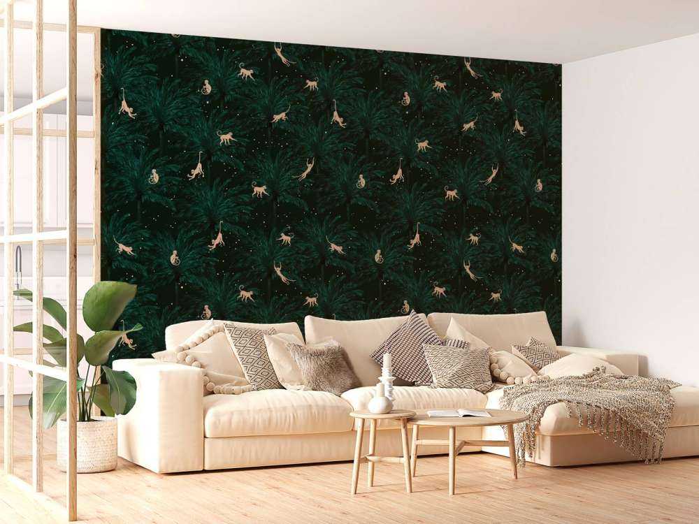 Tropical monkeys - green