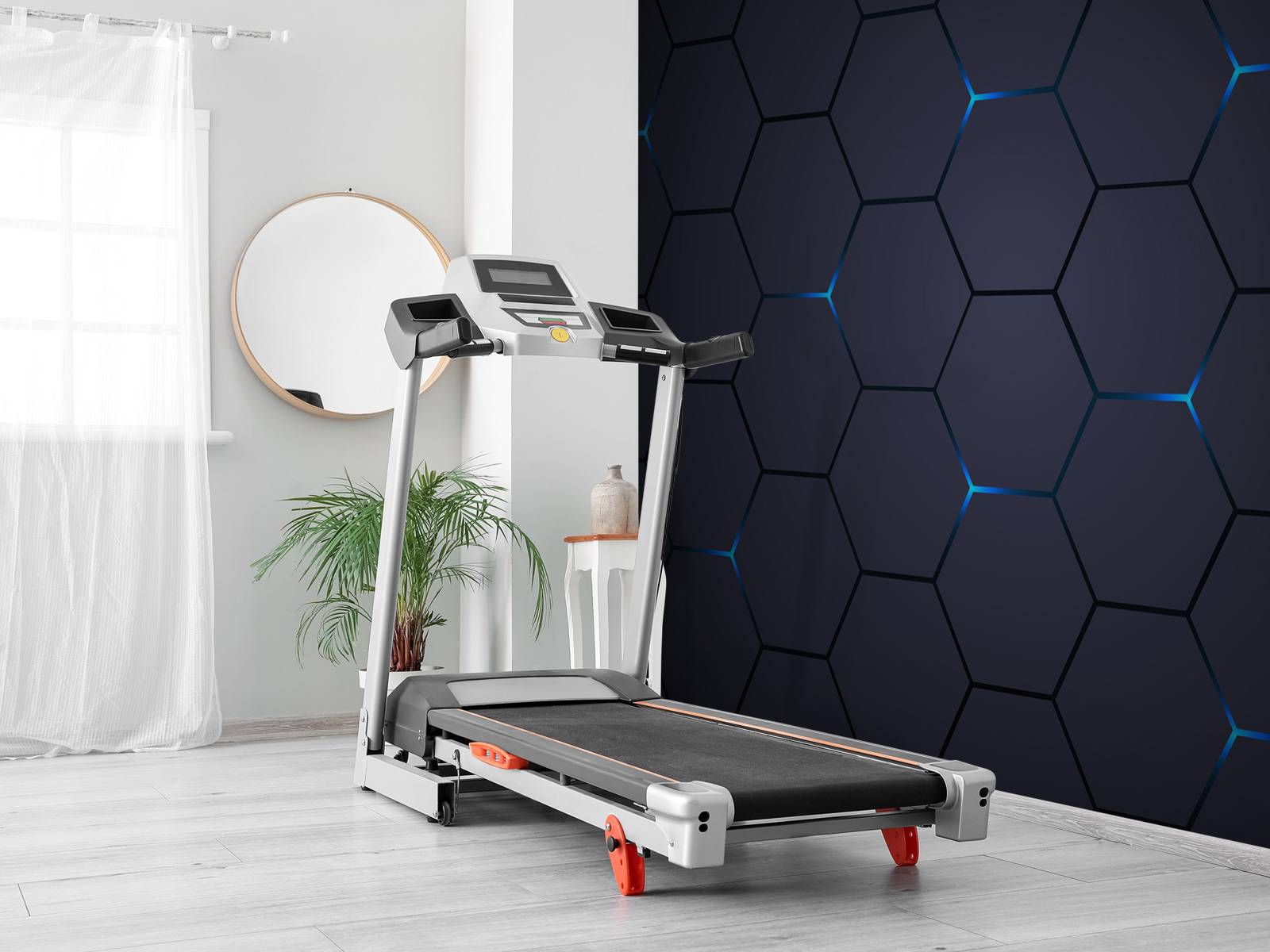 Dark grey hexagons