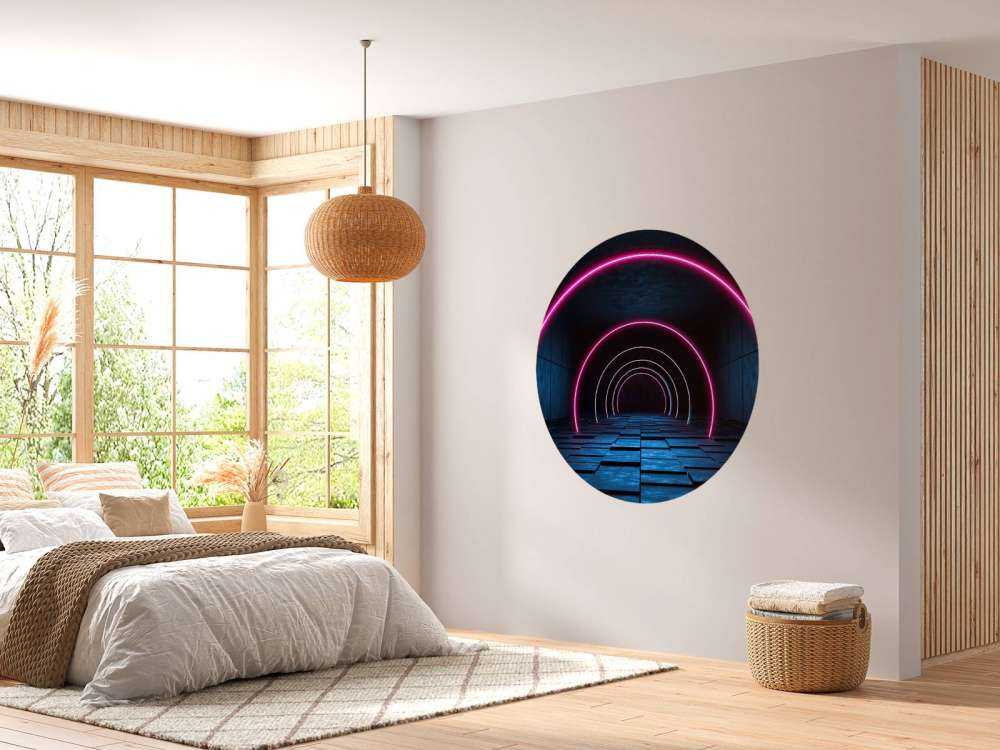 Modern futuristic hallway