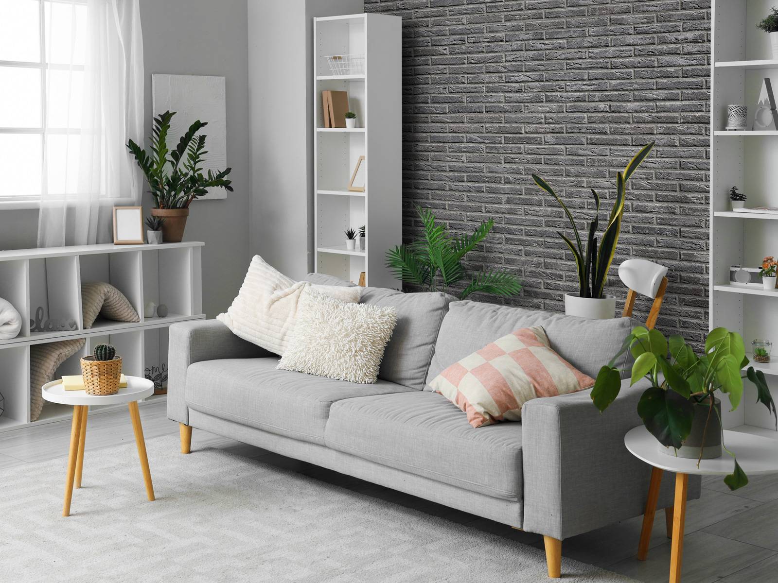 Grey bricks 