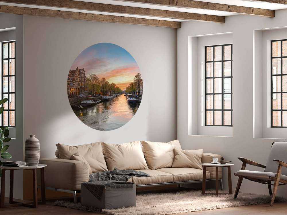 Zonsondergang in Amsterdam