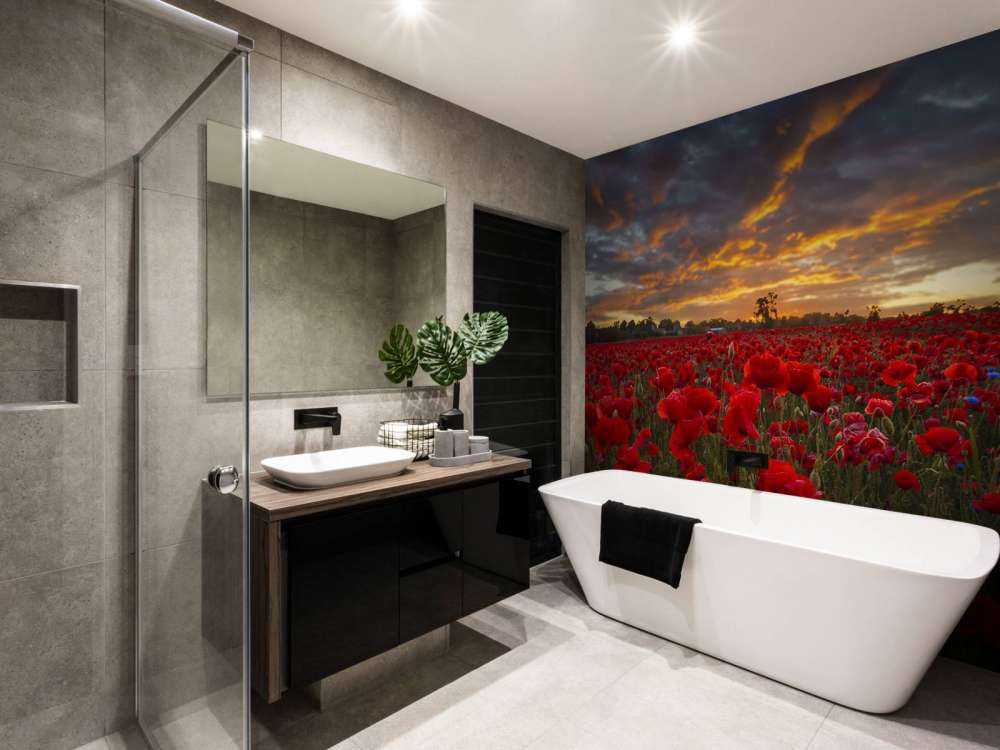 Poppies field with beautiful sky