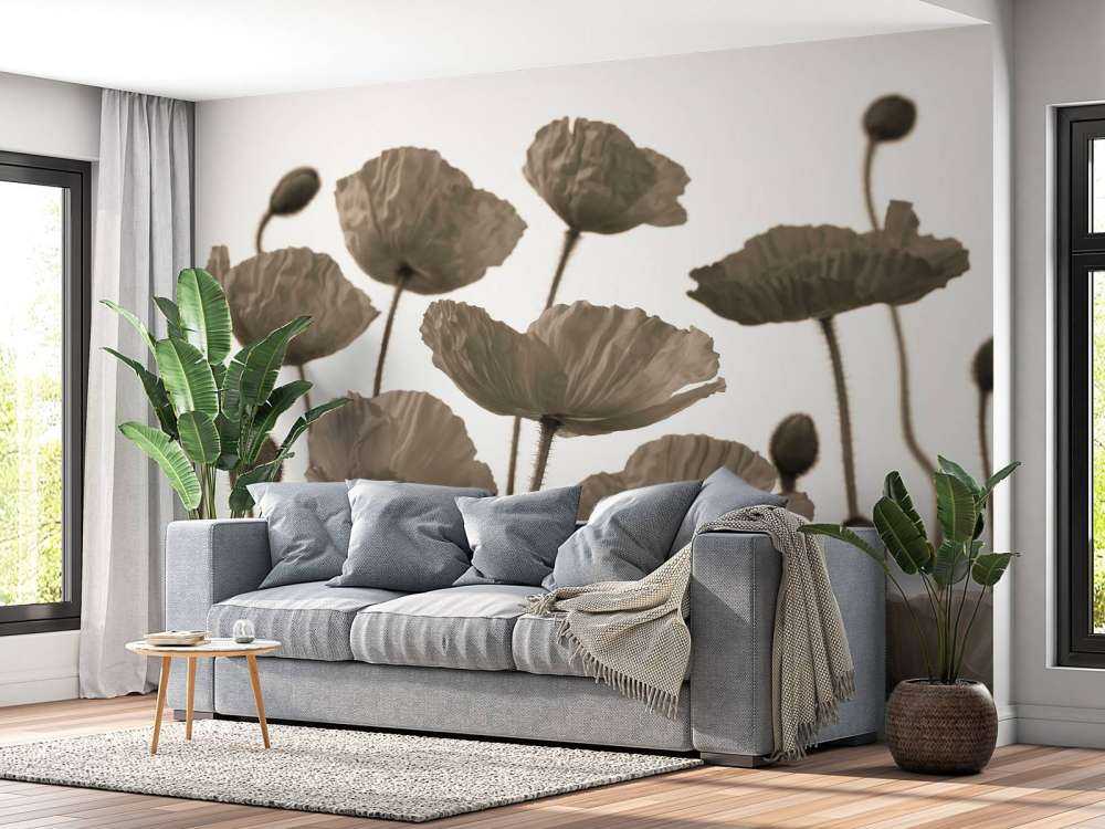 Dark poppies