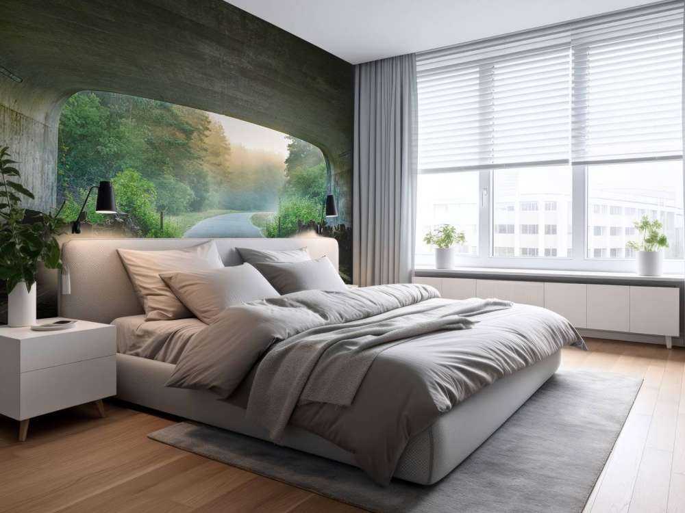 Sun at the end of a tunnel