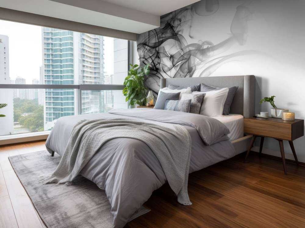 Head formed of smoke