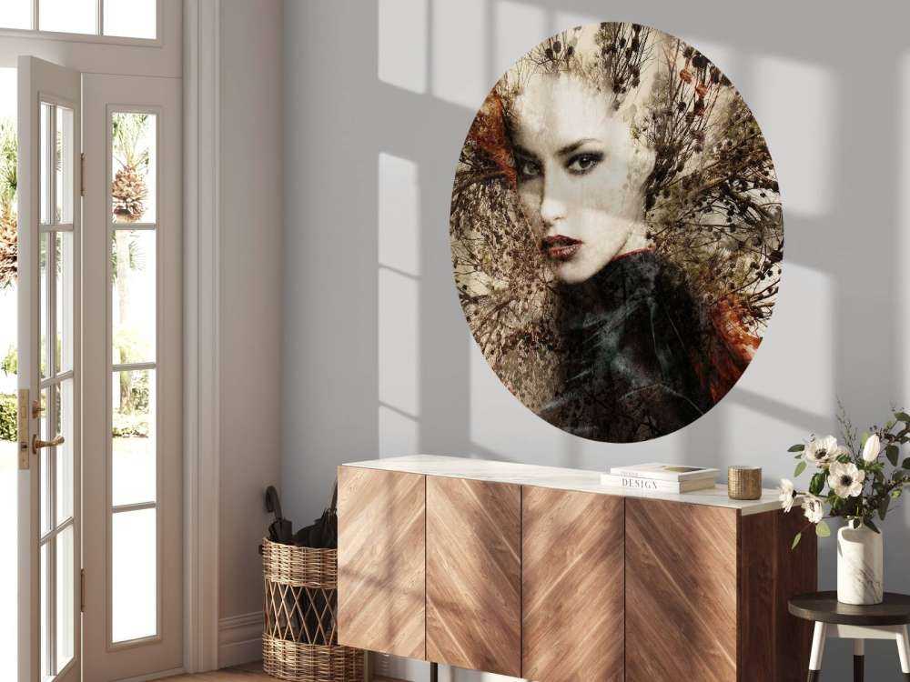 Woman and graceful branches