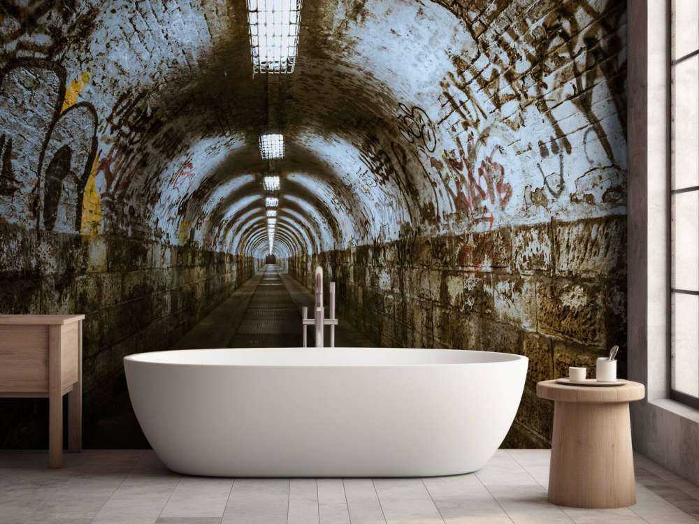 Graffiti tunnel 3D